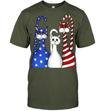 Load image into Gallery viewer, Cat Happy America Independence's Day Special Custom Design Guys Tee