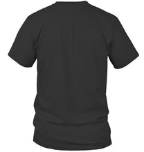Load image into Gallery viewer, Apparently We're Trouble Pink Flamingo Quilting Together Guys Tee