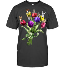 Load image into Gallery viewer, Vintage Funny Donkey With Tulip Trending For Donkey Lovers Guys Tee