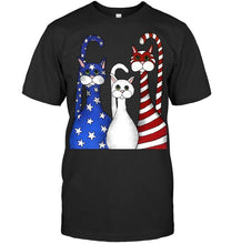 Load image into Gallery viewer, Cat Happy America Independence's Day Special Custom Design Guys Tee