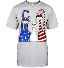 Load image into Gallery viewer, Cat Happy America Independence's Day Special Custom Design Guys Tee