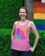 Load image into Gallery viewer, Six Flute Colorful Design Gift For Flute Lovers Ladies Flowy Tank
