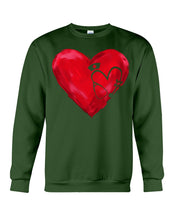 Load image into Gallery viewer, Market Trendz Nurse Heart Gift For Friends Who A Nurse Sweatshirt
