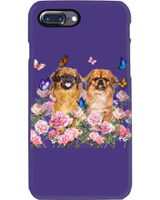 Load image into Gallery viewer, Pekingese With Peonies Gift For Dog Lovers Phone case
