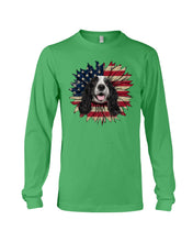 Load image into Gallery viewer, English Cocker Spaniel US Sunflower Gift For Dog Lovers Unisex Long Sleeve

