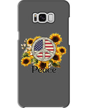 Load image into Gallery viewer, Peace Sign Sunflower Birthday Gift For Girls Phone case
