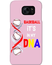Load image into Gallery viewer, Baseball Be My DNA Gift For Sport Lovers Phone case
