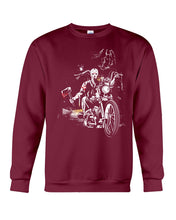 Load image into Gallery viewer, You're Not Alone Motorcycle Axe Gift For Men Sweatshirt
