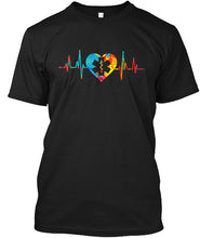 Load image into Gallery viewer, Veterinary Symbol My Heartbeat Meaningful Gift For Women Guys Tee
