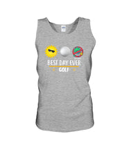 Load image into Gallery viewer, Best Day Ever Golf Trending Gift For Golf Lovers Unisex Tank Top
