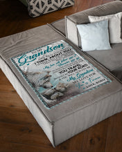 Load image into Gallery viewer, Best Gift For Grandson You Will Always Be My Grandson Fleece Blanket
