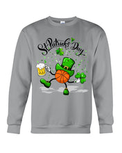 Load image into Gallery viewer, Basketball Saint Patrick's Day Gift For Basketball Lovers Sweatshirt
