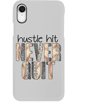 Load image into Gallery viewer, Baseball Hustle Hit Never Quit Gift For Lovers Phone case
