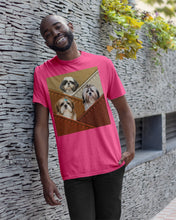 Load image into Gallery viewer, Three Cute Shih Tzu In Bag Gift For Dog Lovers Guys Tee
