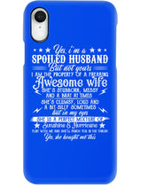 Load image into Gallery viewer, Shes Stubborn Messy And A Brat At Times Black Gift For Husband Phone case
