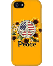 Load image into Gallery viewer, Peace Sign Sunflower Birthday Gift For Girls Phone case
