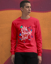 Load image into Gallery viewer, Butterfly Live Laugh Love Gift For Lover Unisex Long Sleeve
