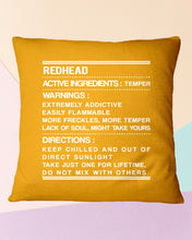 Load image into Gallery viewer, Sorry This Guy Is Already Taken By A Smart And Sexy Redhead Gift For Men Pillow Cover

