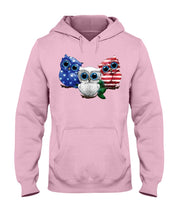 Load image into Gallery viewer, Lovely Phone Case Three Owl With US Flag Gift For Owl Lovers Hoodie

