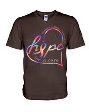 Load image into Gallery viewer, Hope For A Cure Multiple Sclerosis Awareness Guys V-Neck
