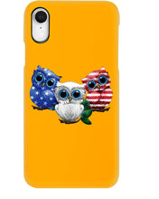Load image into Gallery viewer, Lovely Phone Case Three Owl With US Flag Gift For Owl Lovers Phone case
