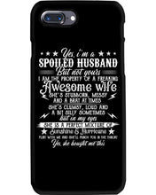 Load image into Gallery viewer, Shes Stubborn Messy And A Brat At Times Black Gift For Husband Phone case
