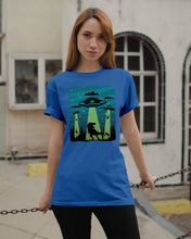 Load image into Gallery viewer, UFA Dinosaur T Rex Sky Full Of Stars Guys Tee
