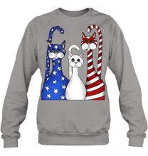 Load image into Gallery viewer, Cat Happy America  Independence's Day Special Custom Design Sweatshirt
