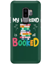 Load image into Gallery viewer, Vintage Funny My Weekend Booked Gift For Book Lovers Phone case
