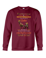 Load image into Gallery viewer, Daddysaurus Daughtersaurus A Bond That Can't Be Broken Sweatshirt
