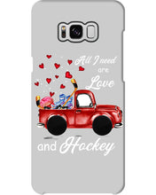 Load image into Gallery viewer, All I Need Are Love And Hockey Gift For Hockey Players Phone case
