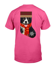 Load image into Gallery viewer, Santa Border Collie In Stock Gift For Dog Lovers Guys Tee
