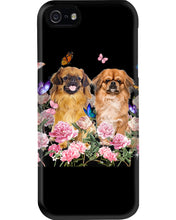 Load image into Gallery viewer, Pekingese With Peonies Gift For Dog Lovers Phone case
