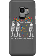 Load image into Gallery viewer, Autism It's A Different Ability Gift For Autism People Phone case
