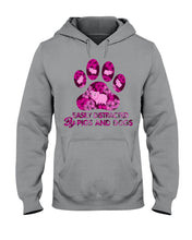 Load image into Gallery viewer, Lovely Phone Case Easily Distracted By Pigs And Dogs Gift For Dog Lovers Hoodie
