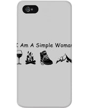 Load image into Gallery viewer, Simple Woman Loves Wine Camping Shoes And Climbing Phone case
