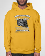 Load image into Gallery viewer, Shes Stubborn Messy And A Brat At Times Black Gift For Husband Hoodie
