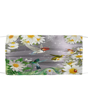 Load image into Gallery viewer, Hummingbird With English Daisy Gift For Birds Lovers Cloth Face Mask
