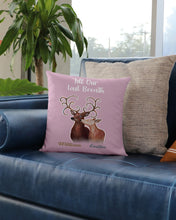 Load image into Gallery viewer, Custom Name Deers Gift For Boyfriend Till Our Last Breath Pillow Cover
