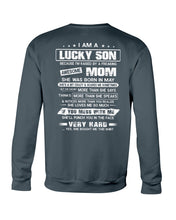 Load image into Gallery viewer, Gift For Lucky Son May Mom Loves Me So Much Sweatshirt
