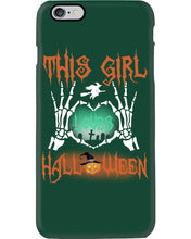 Load image into Gallery viewer, This Girl Loves Halloween Gift For Girls Phone case
