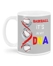 Load image into Gallery viewer, Baseball Be My DNA Gift For Sport Lovers Mug
