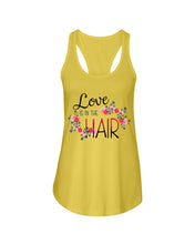 Load image into Gallery viewer, Love Is In The Hair Flower Gift For Women Ladies Flowy Tank
