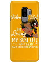 Load image into Gallery viewer, Betty Boop February Girl Living My Best Life Birthday Meaningful Gift Phone case
