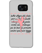 Load image into Gallery viewer, Ballet Words Pink Pattern Gift For Ballet Dancer Phone case
