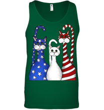 Load image into Gallery viewer, Cat Happy America  Independence's Day Special Custom Design Unisex Tank Top
