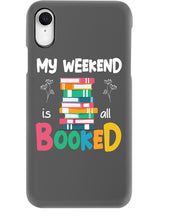 Load image into Gallery viewer, Vintage Funny My Weekend Booked Gift For Book Lovers Phone case
