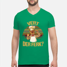 Load image into Gallery viewer, Vert Der Ferk Retro Vintage Gift For Cook Lovers Guys V-Neck
