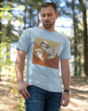 Load image into Gallery viewer, Three Cute Shih Tzu In Bag Gift For Dog Lovers Guys Tee
