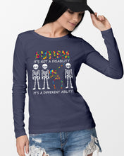 Load image into Gallery viewer, Autism It's A Different Ability Gift For Autism People Unisex Long Sleeve
